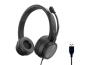 Preview: Conceptronic Headset USB-A Mikro int.Bed.Stereo sw - Headset - 22 KHz