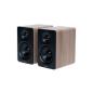 Preview: Edifier M60 2.0 Bluetooth classic oak retail - Lautsprecher - 40 KHz