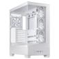 Preview: ASUS A31 Plus TG ARGB ATX Gaming Gehäuse mit Seitenfenster weiß -• Midi-Tower Gehäuse