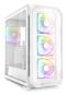 Preview: Sharkoon Gehäuse AK5G RGB ATX 1xGlas weiß - Midi/Minitower - ATX