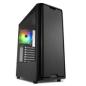Preview: Sharkoon SK3 RGB - Midi Tower - PC - Schwarz - ATX - micro ATX - Mini-ITX - Multi - Taschenlüfter