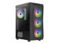 Preview: AEROCOOL ADVANCED TECHNOLOGIES AeroCool Falcon ARGB - Mid tower - ATX - Seitenteil mit Fenster (gehärtetes Gl