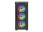 Preview: AEROCOOL ADVANCED TECHNOLOGIES AeroCool Falcon ARGB - Mid tower - ATX - Seitenteil mit Fenster (gehärtetes Gl