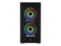 Preview: AEROCOOL ADVANCED TECHNOLOGIES AeroCool Graphite-G-BK-v3 - Mid tower - ATX - Seitenteil mit Fenster (gehärtet
