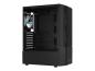 Preview: AEROCOOL ADVANCED TECHNOLOGIES AeroCool Quantum Mesh - Mid tower - ATX - Seitenteil mit Fenster (gehärtetes G