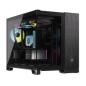 Preview: Corsair 2500X - Mid tower - micro ATX - Seitenteil mit Fenster (gehärtetes Glas)