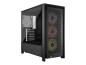 Preview: Corsair FRAME 4000D RS ARGB - Midi-Tower Gaming - E-ATX - Seitenteil mit Fenster (gehärtetes Glas)