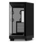 Preview: NZXT H series H6 Flow - Mid tower - ATX - Seitenteil mit Fenster (gehärtetes Glas)