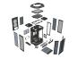 Preview: Thermaltake The Tower 300 - Micro Tower - mini ITX / micro ATX - Seitenteil mit Fenster (gehärtetes Glas)