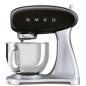 Preview: SMEG SMF02BLEU - Standmixer - Schwarz - Silber - Kneten - Mixen - 1 m - 4,8 l - Leiter