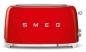 Preview: SMEG TSF02RDEU - 4 Scheibe(n) - Rot - Stahl - Tasten - Niveau - Drehregler - 1500 W - 220 - 240 V