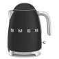 Preview: SMEG KLF03BLMEU - 1,7 l - 2400 W - Schwarz - Chrom - Kunststoff - Edelstahl - Wasserstandsanzeige - Filterung