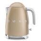 Preview: SMEG KLF03CHMEU - 1,7 l - 2400 W - Gold - Kunststoff - Edelstahl - Wasserstandsanzeige - Überhitzungsschutz