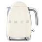 Preview: SMEG KLF03CREU - 1,7 l - 2400 W - Cremefarben - Kunststoff - Edelstahl - Wasserstandsanzeige - Überhitzungssc