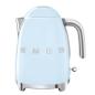 Preview: SMEG KLF03PBEU - 1,7 l - 2400 W - Blau - Kunststoff - Edelstahl - Wasserstandsanzeige - Überhitzungsschutz