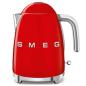 Preview: SMEG KLF03RDEU - 1,7 l - 2400 W - Rot - Kunststoff - Edelstahl - Wasserstandsanzeige - Überhitzungsschutz