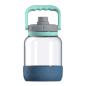 Preview: Asobu The Barkley - Drinnen/Draußen - 1500 ml - Blau - Silikon - Tritan
