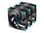 Preview: Iceberg Thermal IceGale - Gehäuselüfter - 120 mm - Schwarz (Packung mit 3)