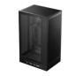 Preview: Deepcool CH270 Digital Micro ATX Mini Tower Case with Glass Panel Black - Midi/Minitower - ATX