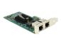 Preview: Delock PCI Express Card > 2 x Gigabit LAN - Netzwerkadapter