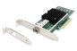 Preview: DIGITUS Single Port 10 Gigabit Ethernet Netzwerkkarte, SFP, PCI Express, Intel Chipsatz