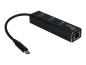 Preview: Argus IT-410 - Hub - 3 x SuperSpeed USB 3.0 + 1 x 10/100/1000