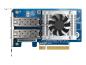 Preview: QNAP QXG-25G2SF-CX6 - Netzwerkadapter - PCIe 4.0 x8 Low-Profile