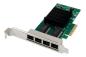 Preview: DIGITUS 4-Port Gigabit Ethernet Netzwerkkarte, RJ45, PCI Express,  Intel I350