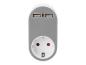 Preview: DIGITUS Universal Steckdosenadapter mit 2 x USB-A