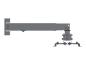 Preview: Manhattan Projector Mount, Ceiling or Wall, Tilt & Swivel, Height Range: 43-65cm, Max 20kg, Black, Lifetime Wa