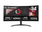 Preview: LG UltraWide 34WR50QK-B - LED-Monitor - gebogen - 86.42 cm (34")