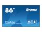 Preview: Iiyama ProLite LH8665UHSB-B1 - 218 cm (86") Diagonalklasse LCD-Display mit LED-Hintergrundbeleuchtung - Digita