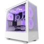 Preview: NZXT H5 Flow RGB - Midi Tower - PC - Weiß - ATX - micro ATX - Mini-ITX - Glas - Stahl - Gaming