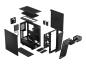 Preview: Fractal Design Meshify 2 Compact - Mid tower - ATX - keine Spannungsversorgung (ATX)