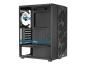 Preview: AEROCOOL ADVANCED TECHNOLOGIES AeroCool Hive FRGB - Mid tower - ATX - Seitenteil mit Fenster (gehärtetes Glas
