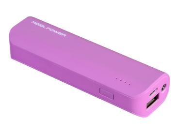 RealPower PB-2600 - Powerbank - 2600 mAh - 1 A (USB)