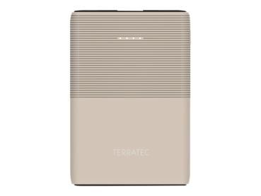 TerraTec P50 Pocket - Powerbank - 5000 mAh - 2.1 A - 2 Ausgabeanschlussstellen (USB, USB-C)