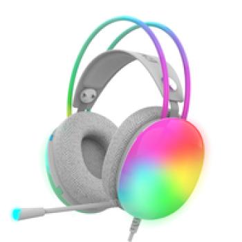INCA IGK-X8Y - Kabelgebunden - 20 - 20000 Hz - Gaming - 320 g - Kopfhörer - Grau