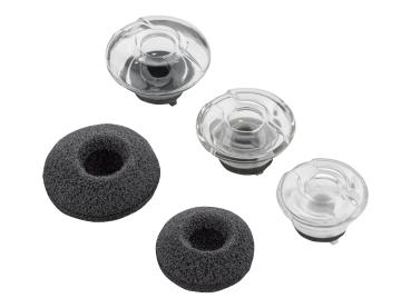 Poly Ohrhörer-Satz für Headset - klein - Schwarz (Packung mit 3)