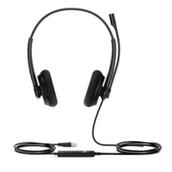 Yealink Headset UH34 Lite Dual Teams USB-C/A - Headset - 20 KHz