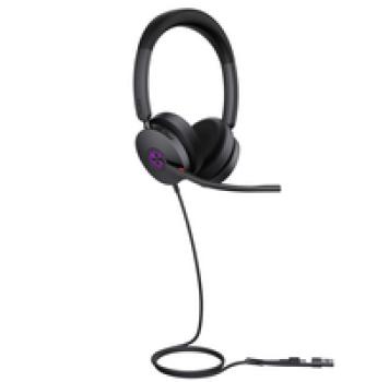 Yealink Headset UH48 Dual UC USB-C/A - Headset - 20 KHz
