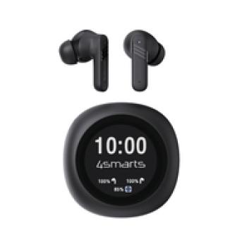 4smarts TWS SkyBuds Screen Pro ANC Kopfhörer schwarz - Kopfhörer - 20 KHz