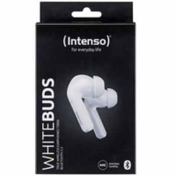 Intenso White Buds T302A - True Wireless Stereo (TWS) - Anrufe/Musik/Sport/Alltag - Kopfhörer - Weiß