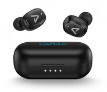 LAMAX Electronics Lamax Dots3 Play - Kabellos - Anrufe/Musik - 20 - 20000 Hz - 34 g - Kopfhörer - Schwarz