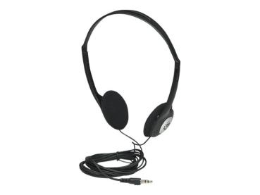 Manhattan Stereo On-Ear Headphones (3.5mm), Adjustable Split Headband, Foam Earpads, Speaker 80W max, Standard