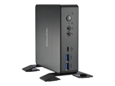 Shuttle XPC nano NC40U - Barebone - Mini-PC - 1 x Celeron 7305 / 1.1 GHz