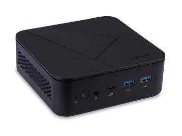 Acer Veriton NUC VN1502G-12N0U - Barebone - Mini-PC - 1 x N-series N100 - RAM 0 GB - UHD Graphics - Wi-Fi 6E, 