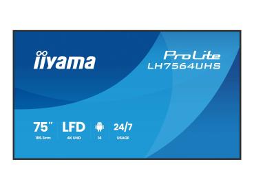 Iiyama ProLite LH7564UHS-B1AG - 190 cm (75") Diagonalklasse (189.5 cm (74.5")