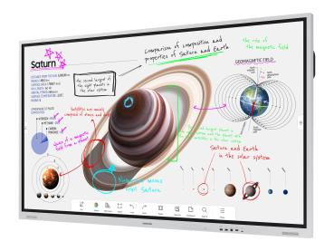 Samsung Flip Pro WM75B - 189 cm (75") Diagonalklasse WMB Series LCD-Display mit LED-Hintergrundbeleuchtung - i