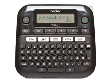 Brother P-Touch PT-D210 - Beschriftungsgerät - s/w - Thermotransfer - Rolle (1,2 cm)